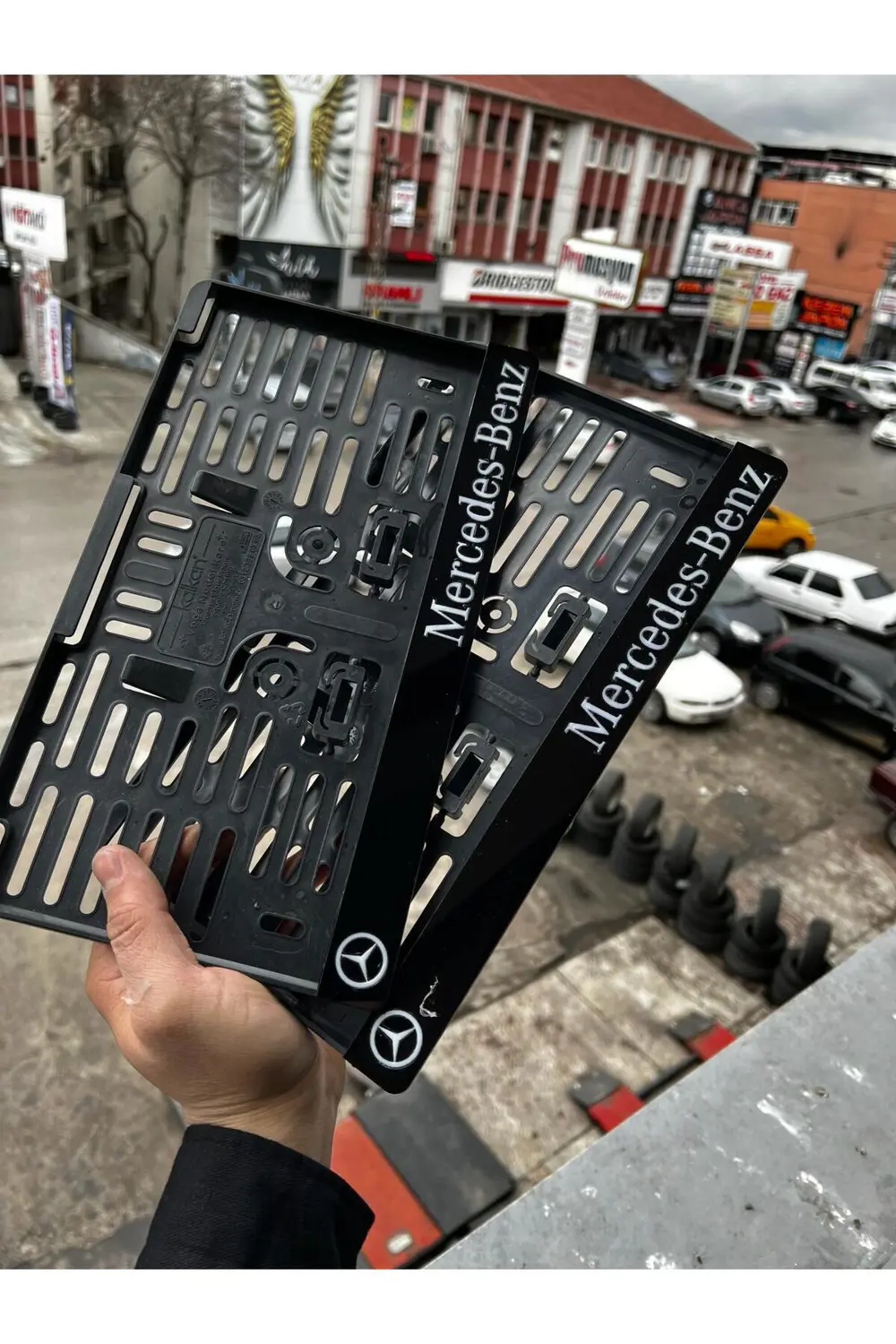 MERCEDES BENZ KARE OTOMOBİL Pleksi Plakalık