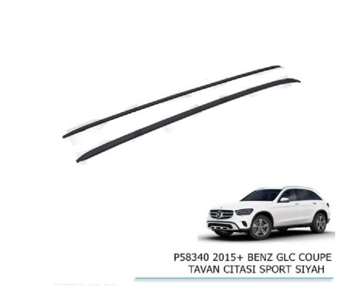 Mercedes Benz Uyumlu Glc Coupe Tavan Çıtası Sport Siyah 2015+ Par