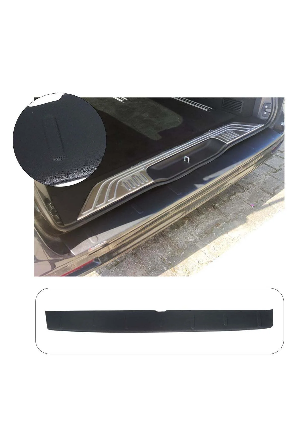 Mercedes-Benz V-Class 2019 ve Sonrası Uyumlu Arka Tampon Eşiği Koruma ABS Parlak Siyah Mercedes-Benz V-Class 2019 ve Sonrası Uyumlu Arka Tampon Eşiği Koruma ABS Parlak Siyah
