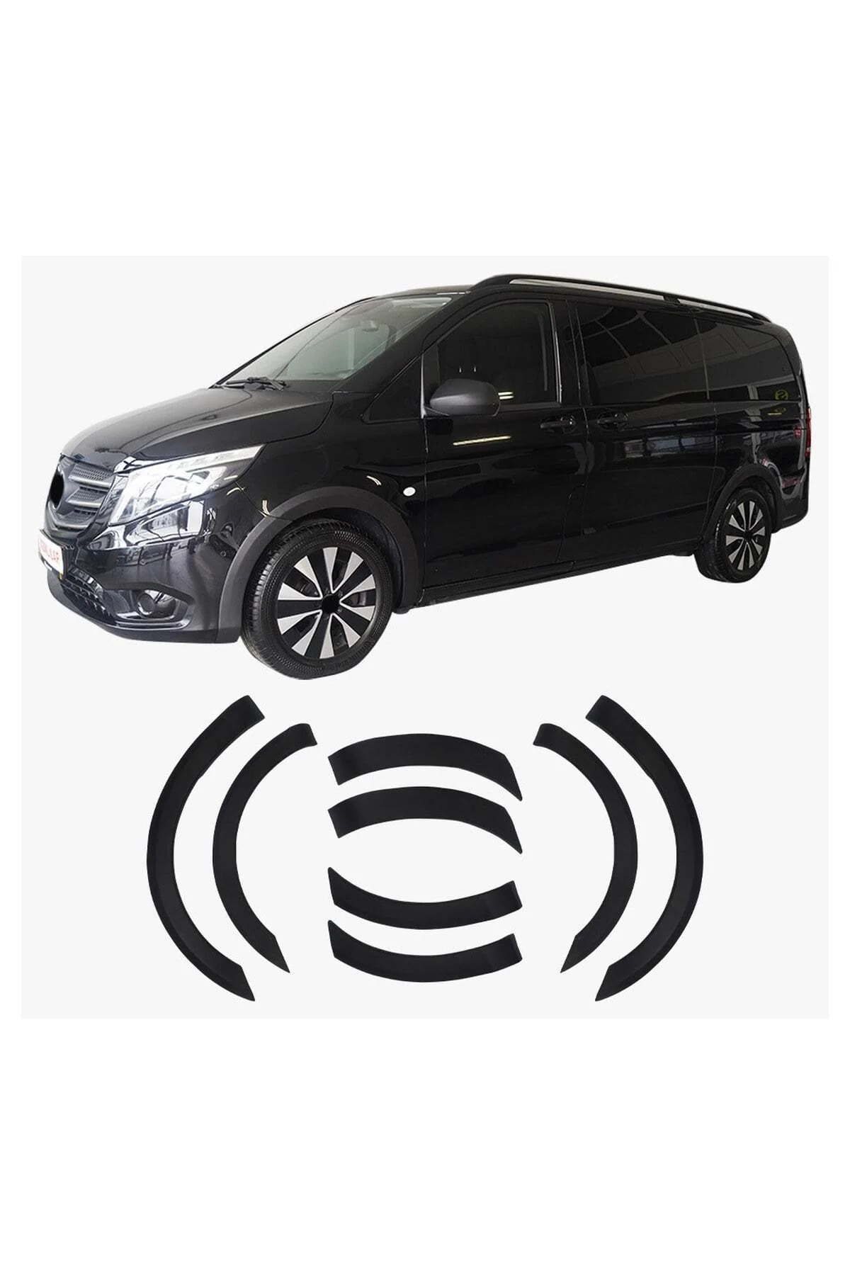 Mercedes-Benz Vito W447 2014 ve Sonrası Uyumlu Çamurluk Dodik Seti 8 Parça ABS Mat Siyah Mercedes-Benz Vito W447 2014 ve Sonrası Uyumlu Çamurluk Dodik Seti 8 Parça ABS Mat Siyah - Görsel 6