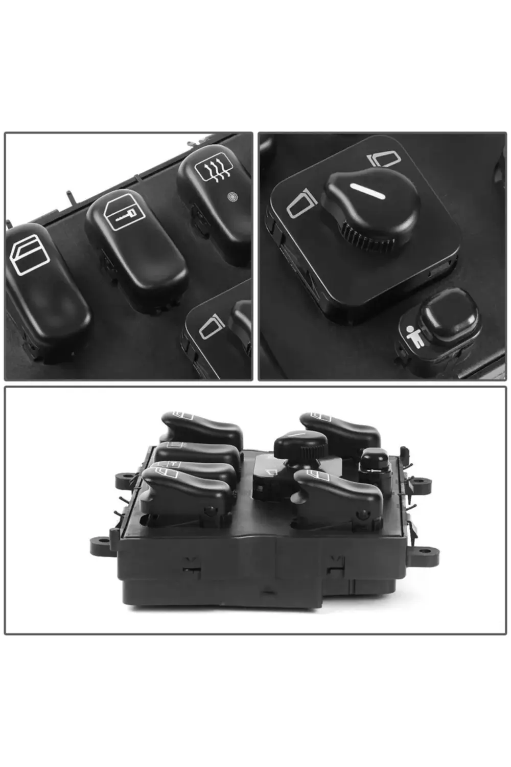 Mercedes Benz W163 Ml Serisi Uyumlu Cam Düğmesi Takımı 1998--2003