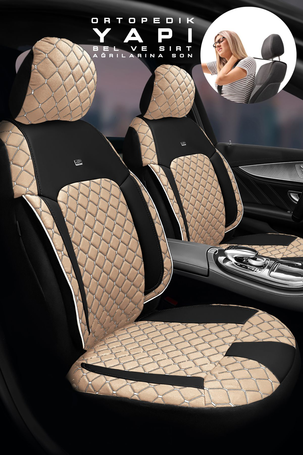 Mercedes C-180 Amg 7g Sedan 2010-2014 Aracınıza Uyumlu Koltuk Kıl