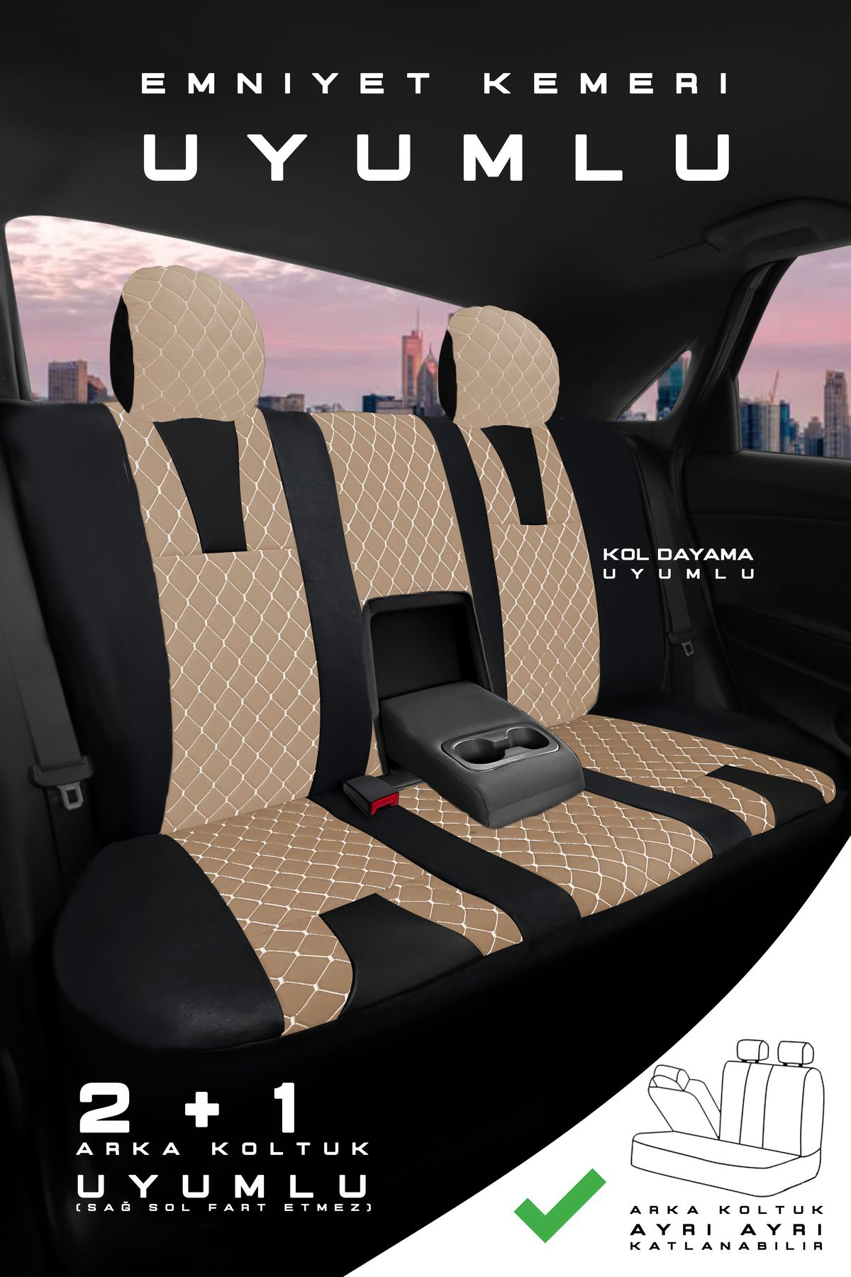 Mercedes C-180 Amg 7g Sedan 2010-2014 Aracınıza Uyumlu Koltuk Kıl