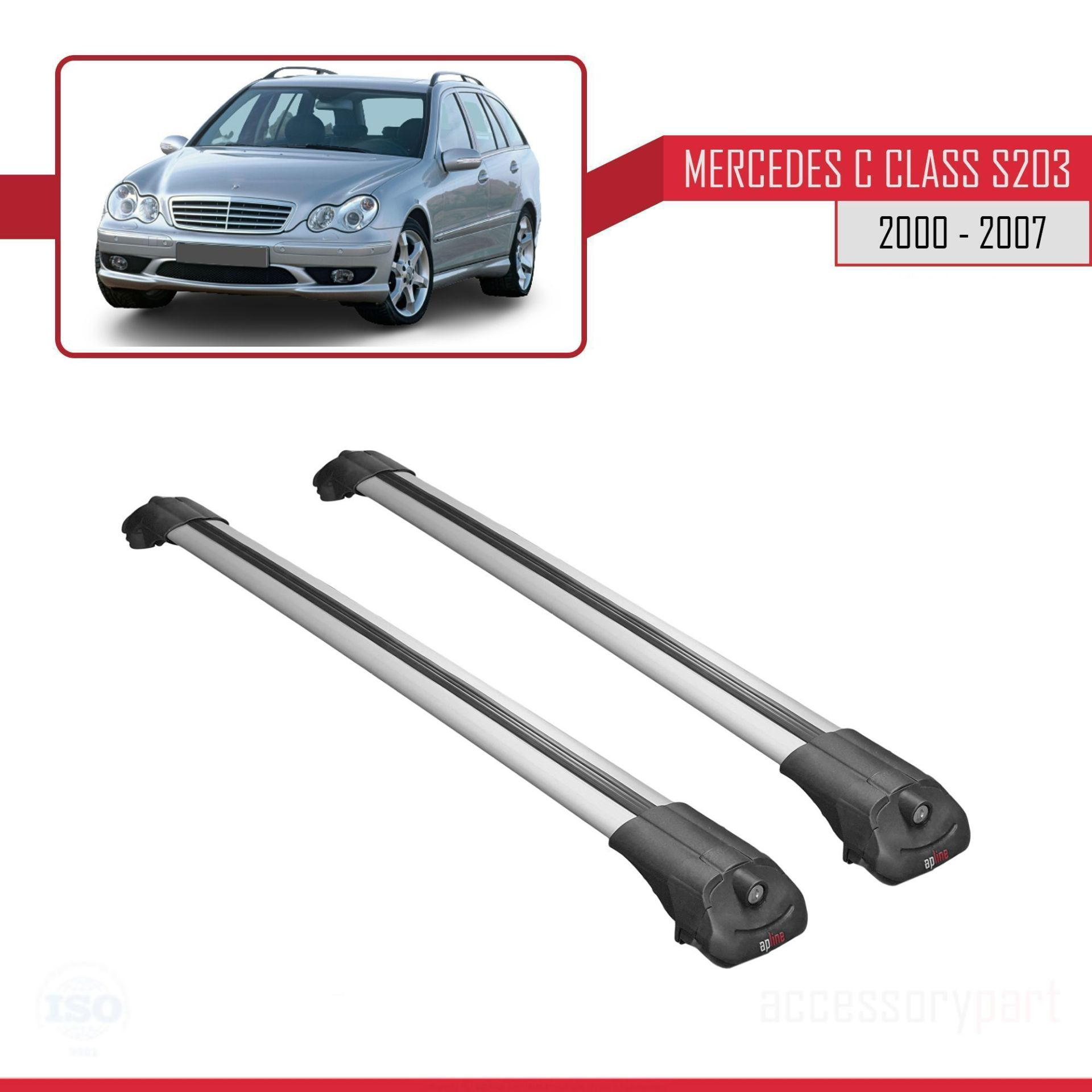 Mercedes C Class (S203) 2000-2007 Arası ile uyumlu ACE-1 Ara Atkı