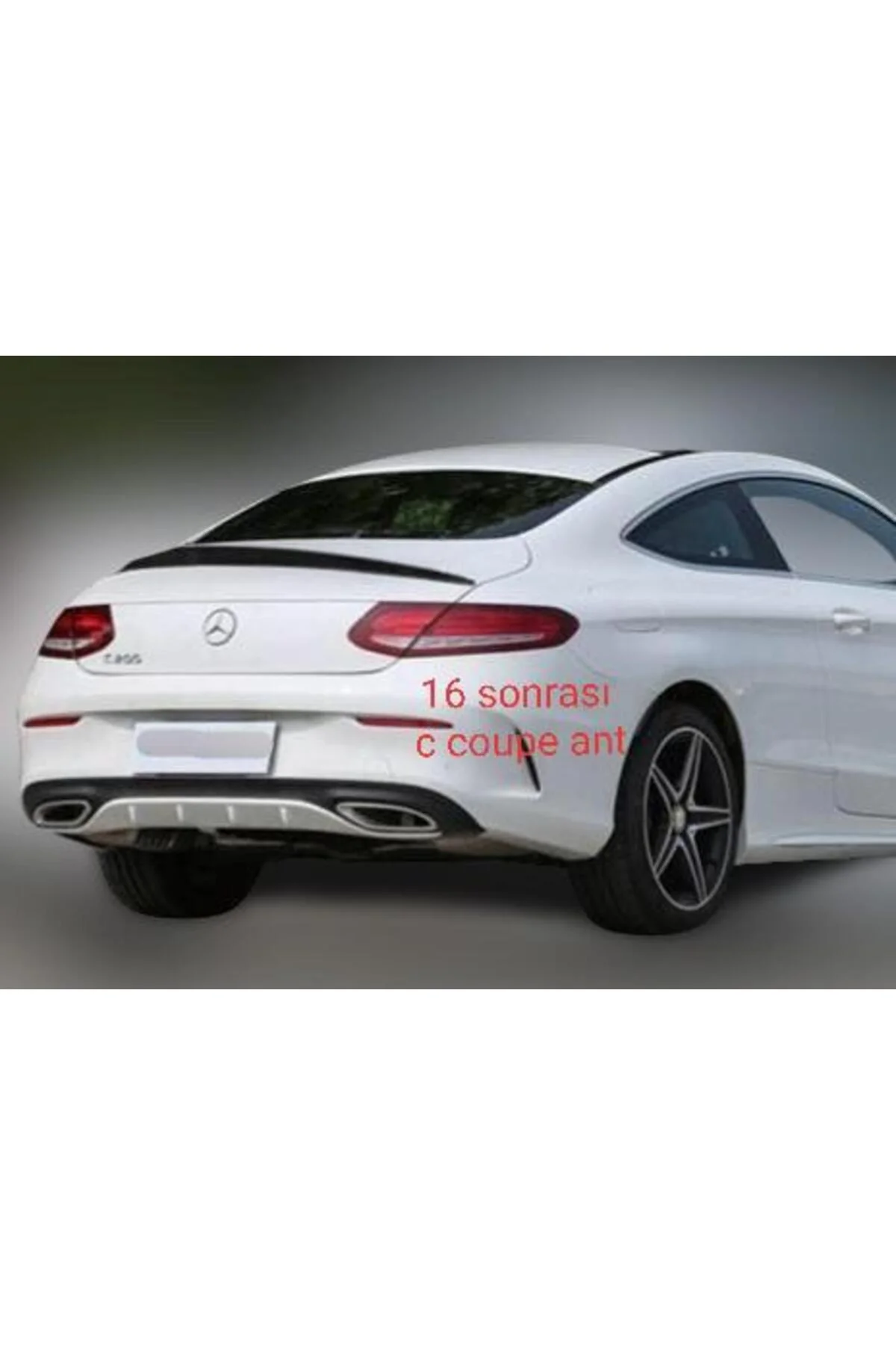 MERCEDES C SERİSİ 2015- ASTARLI COUPE ANATOMİK SPOİLER (W205)