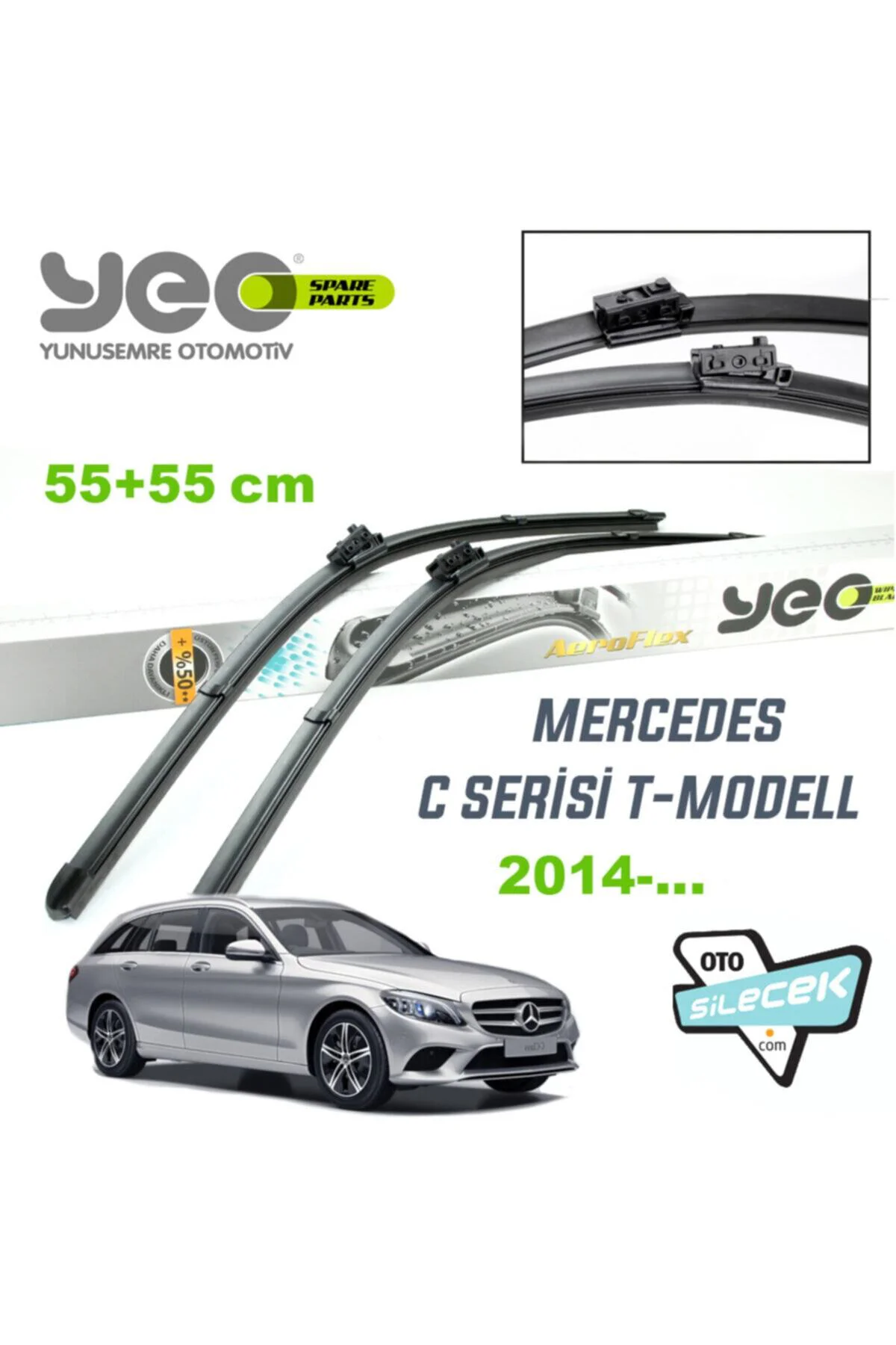 Mercedes C Serisi T-model Aeroflex Silecek Takımı 2014-.. Fiyatı, Yorumları ve Özellikleri
