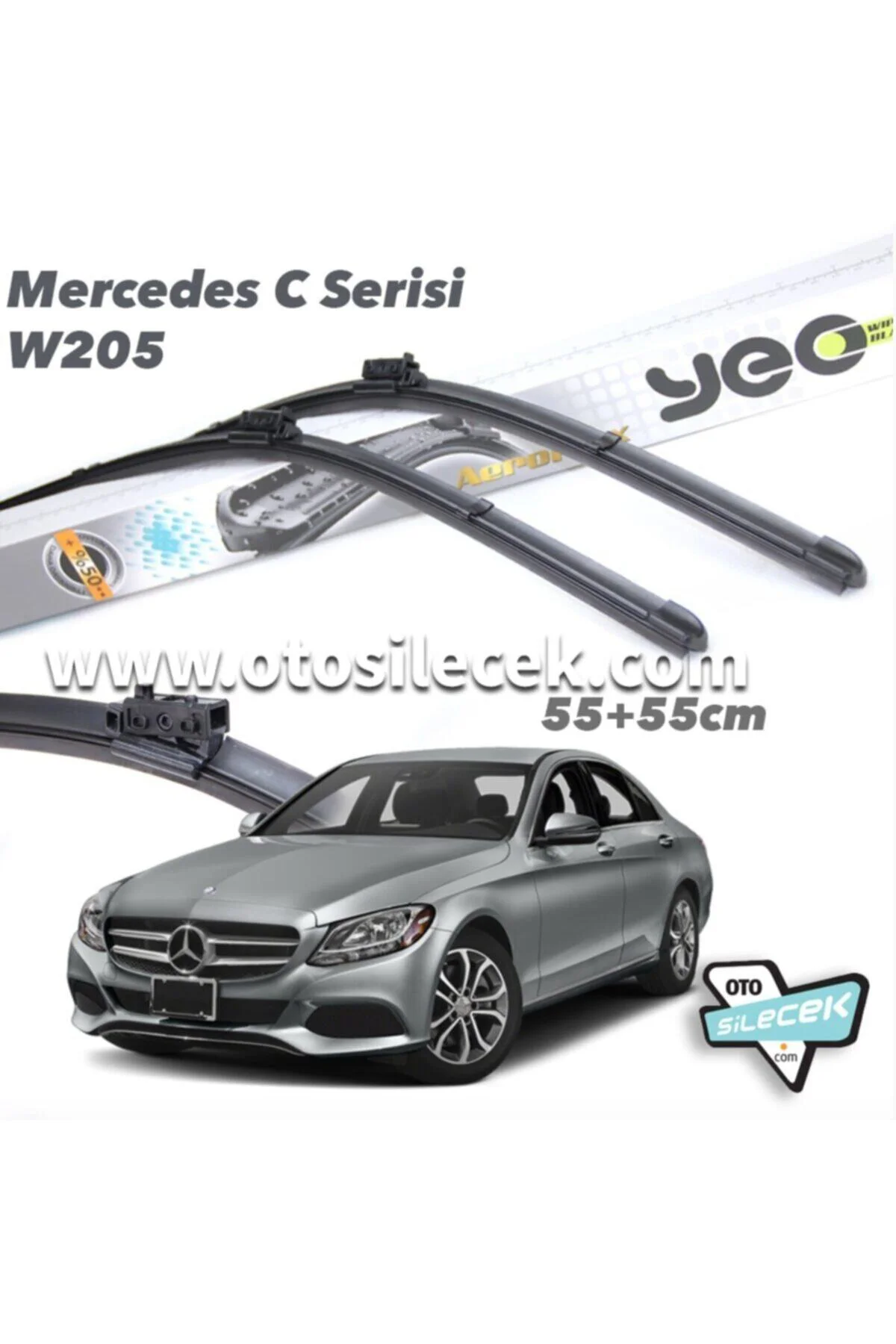 Mercedes C Serisi W205 Aeroflex Ön Silecek Takımı 2014-...