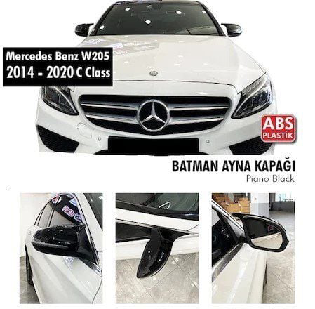 Mercedes C Uyumlu Serisi W205 (2015-2020) Batman Yarasa Ayna Kapa