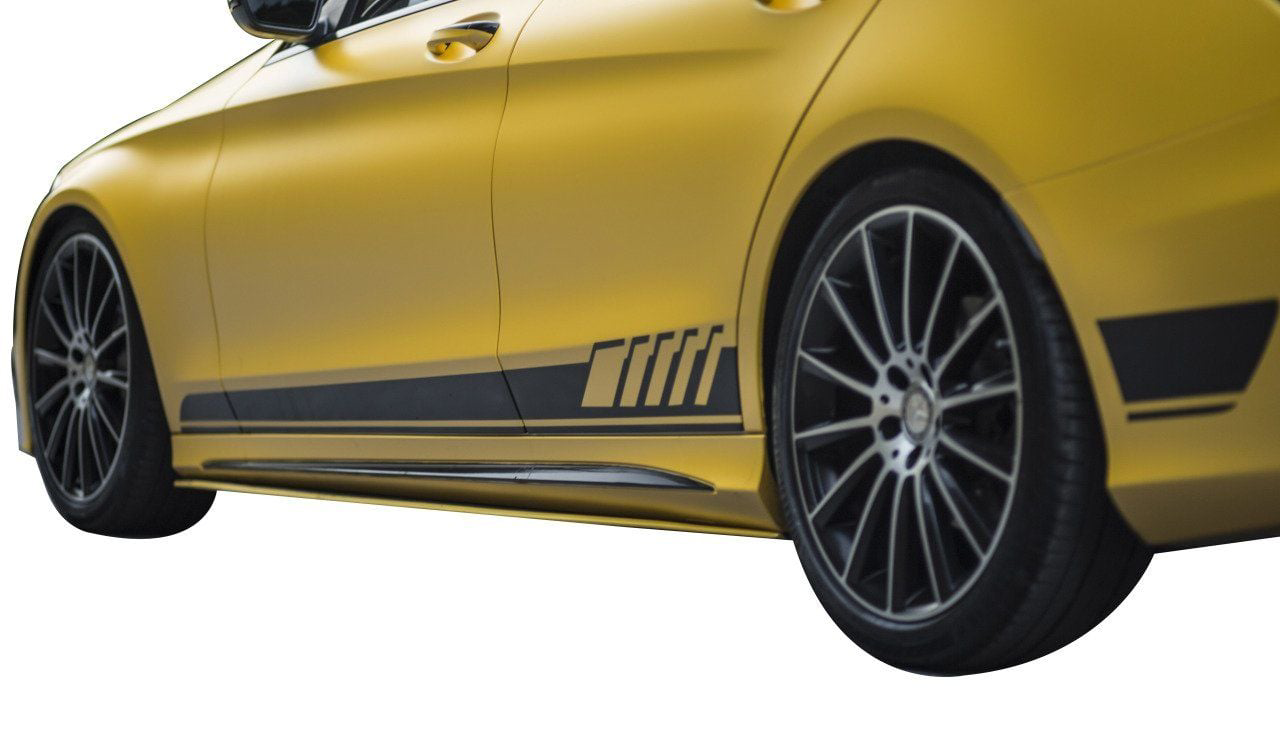 Mercedes C Uyumlu Serisi W205 (2015-2018) Amg Yan Marşpiyel Altı 