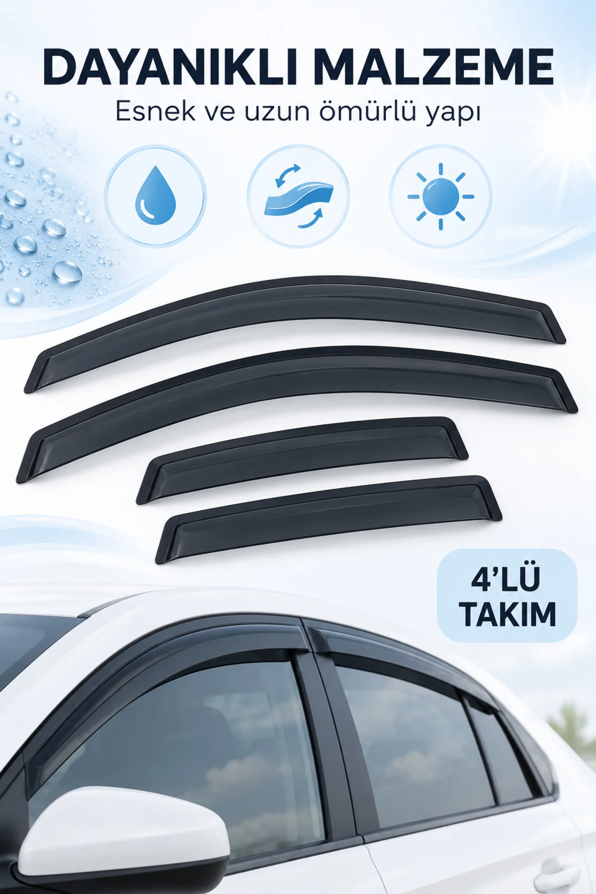 Mercedes Citan 1.5 dCi 2008-2020 Mügen Cam Rüzgarlığı (4'lü) Fiyatı, Yorumları ve Özellikleri