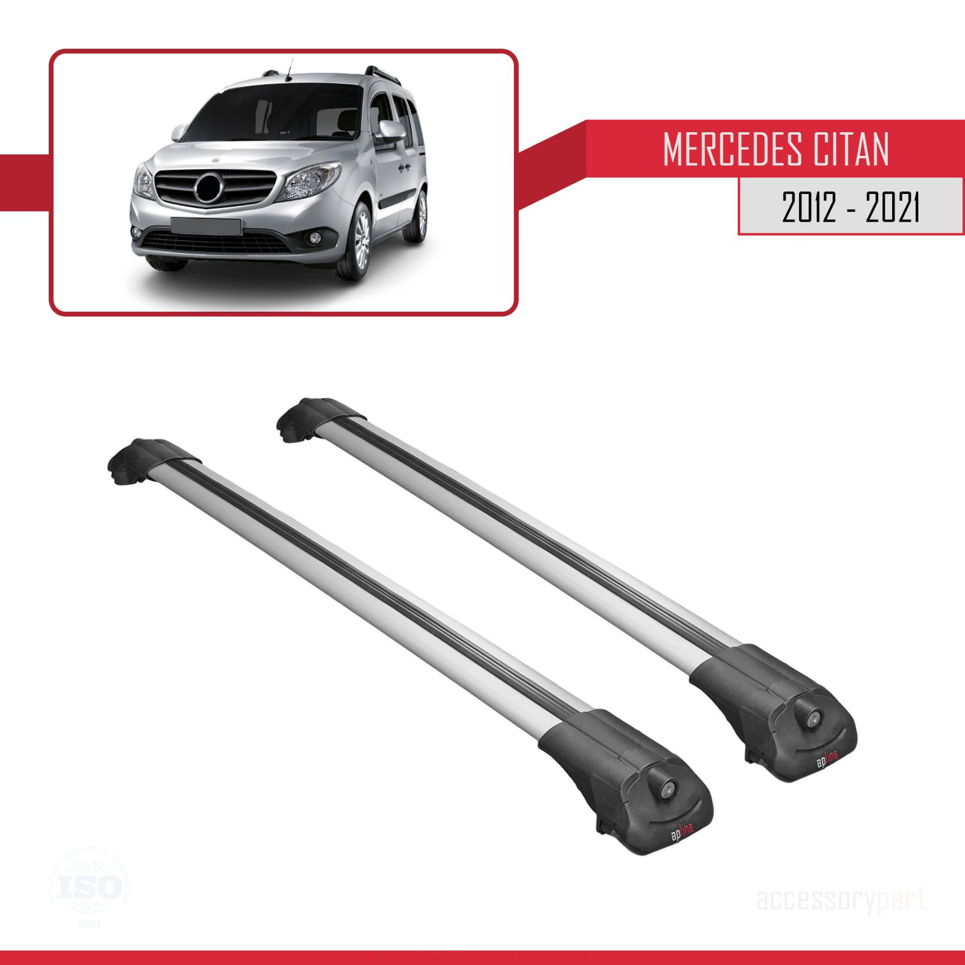 Mercedes Citan 2012-2021 (W415) ile uyumlu ACE-1 Ara Atkı Tavan B