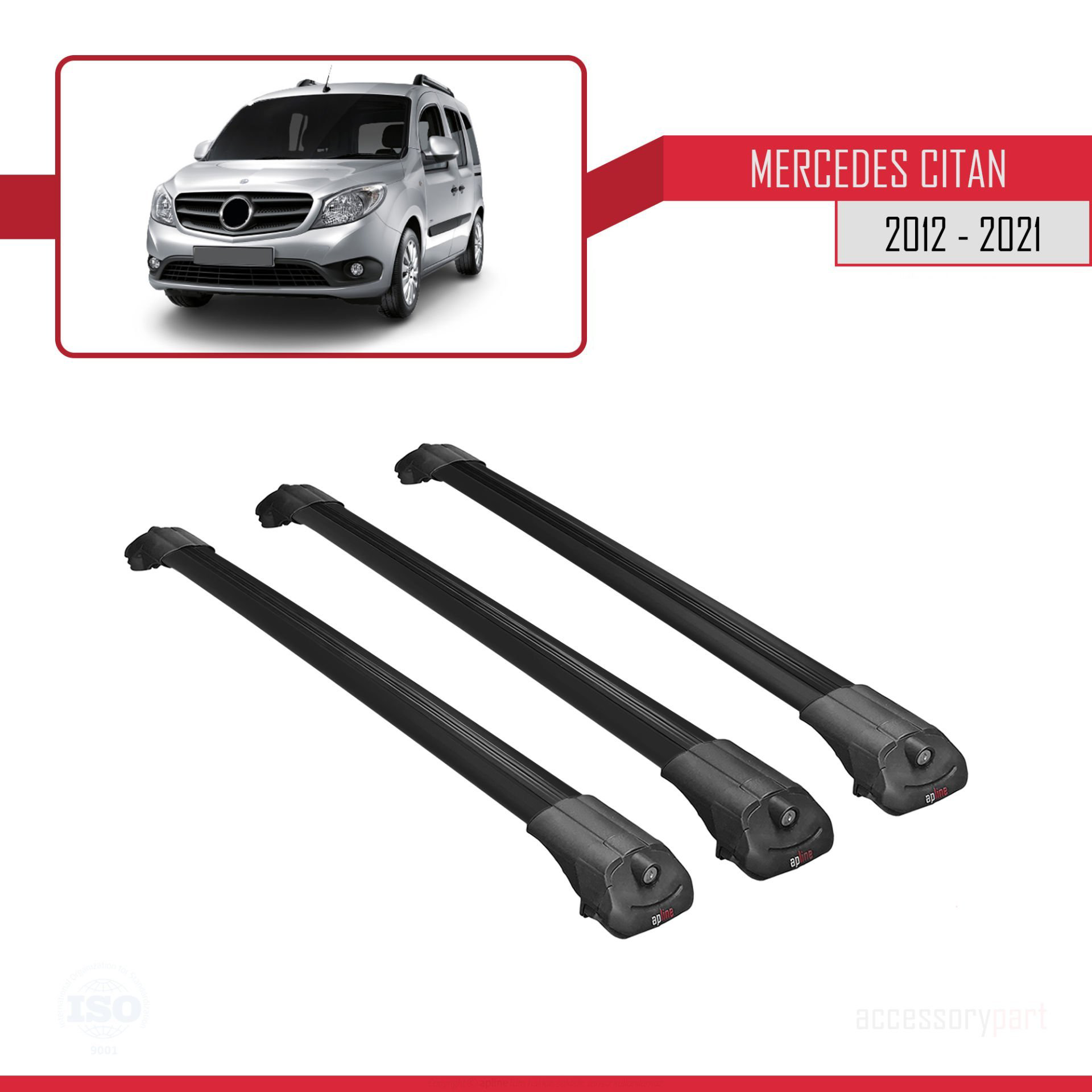 Mercedes Citan 2012-2021 (W415) Arası ile uyumlu ACE-1 Ara Atkı T
