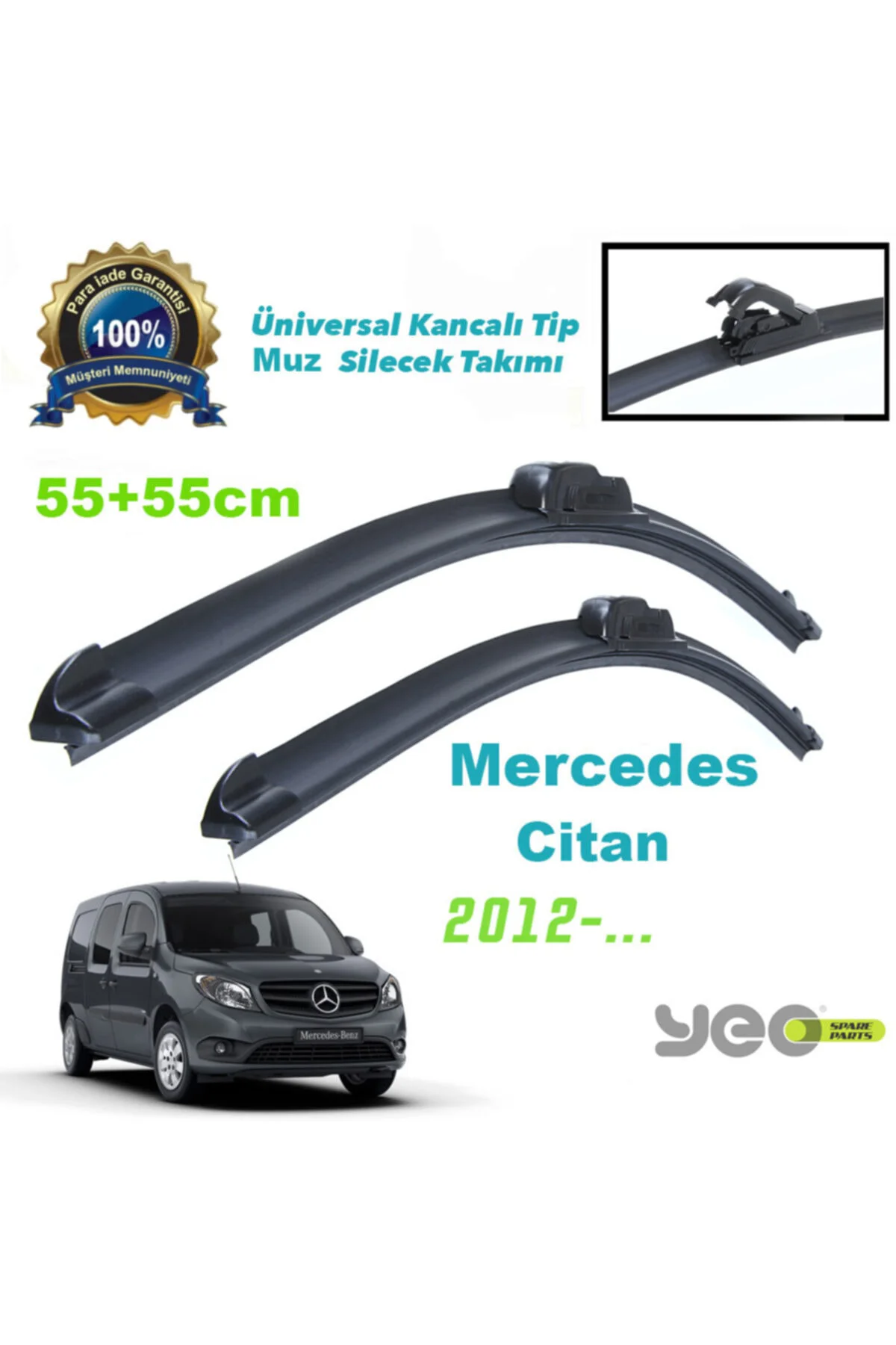 Mercedes Citan Aeroflex Muz Silecek Takımı
