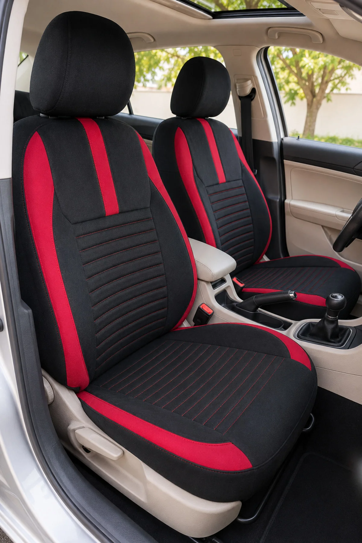 Mercedes CLA 2013 Sonrası Uyumlu Sportline Serisi Siyah Kırmızı Ortopedik Tay Tüyü Koltuk Kılıfı Fiyatı, Yorumları ve Özellikleri