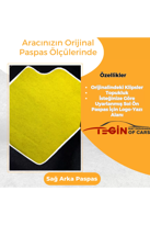 Mercedes E Serisi Coupe A238 2017 Ve S. Sarı Halı Beyaz Kenar Hal