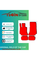 Mercedes E Serisi Coupe A238 2017 Ve S. Sarı Halı Beyaz Kenar Hal