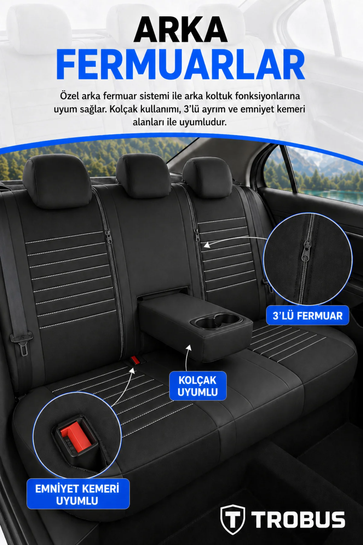 Mercedes E Serisi 2013 ve Sonrası Araca Uyumlu Premium Tay Tüyü Koltuk Kılıfı Liona Serisi Siyah Mercedes E Serisi 2013 ve Sonrası Araca Uyumlu Premium Tay Tüyü Koltuk Kılıfı Liona Serisi Siyah