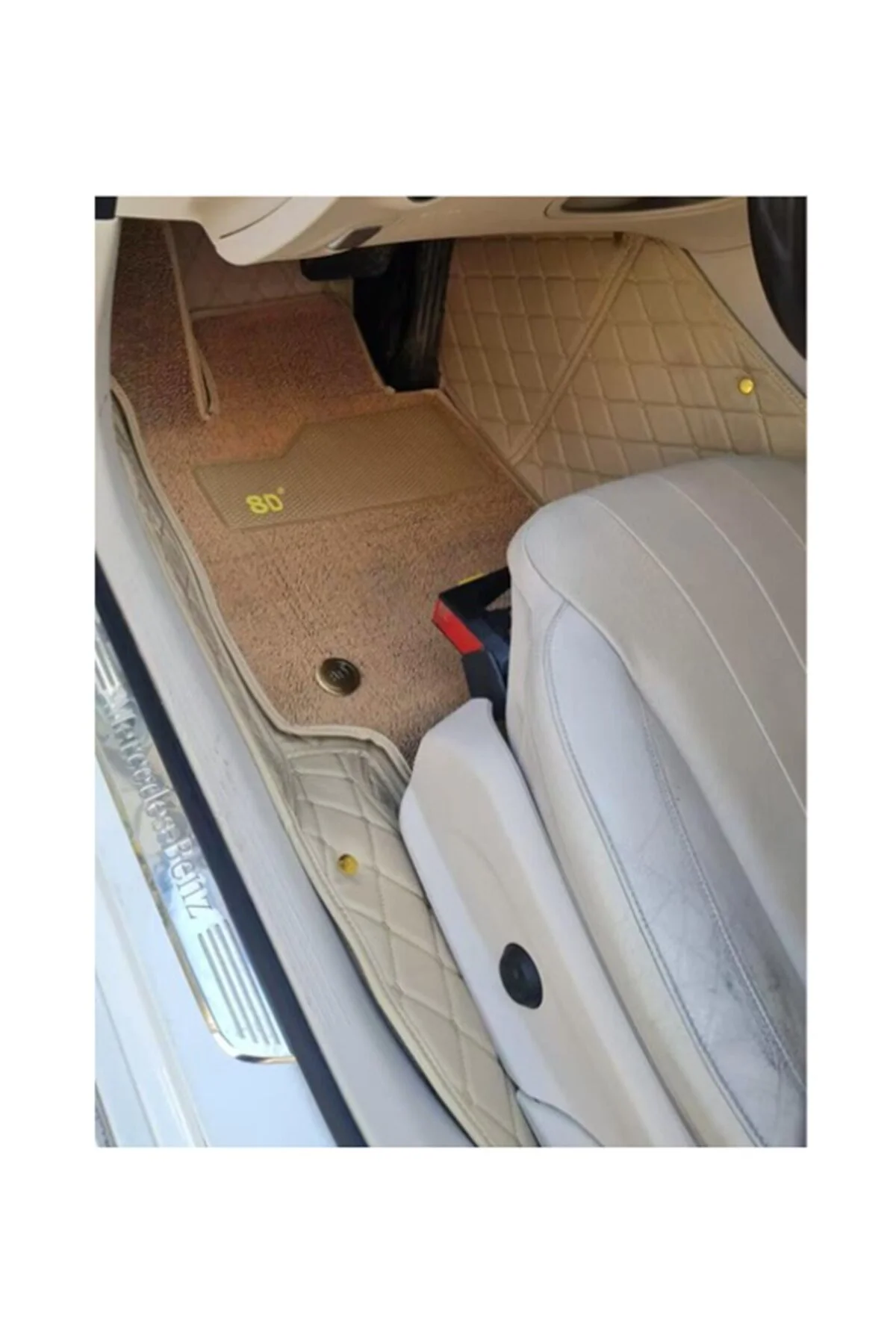 Mercedes E Serisi W124 1986-1994 E220 Bej 3D Havuzlu Paspas