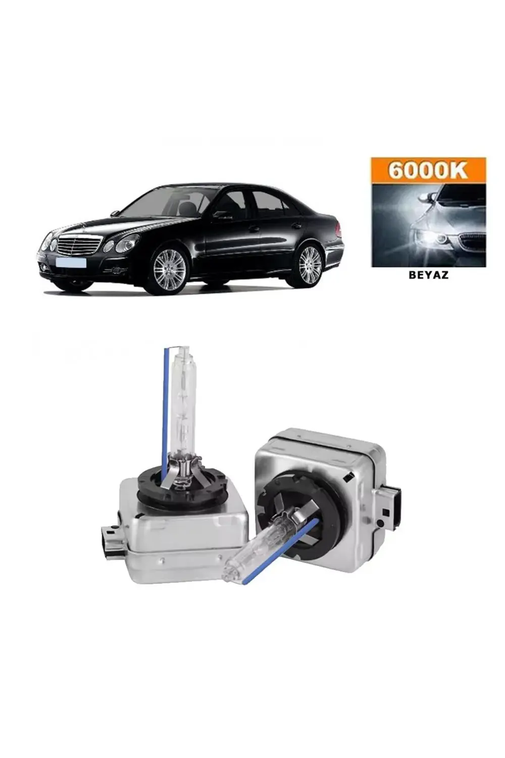 Mercedes E Serisi W212 2009-2016 Xenon D1S / D1R 6000K Beyaz HID