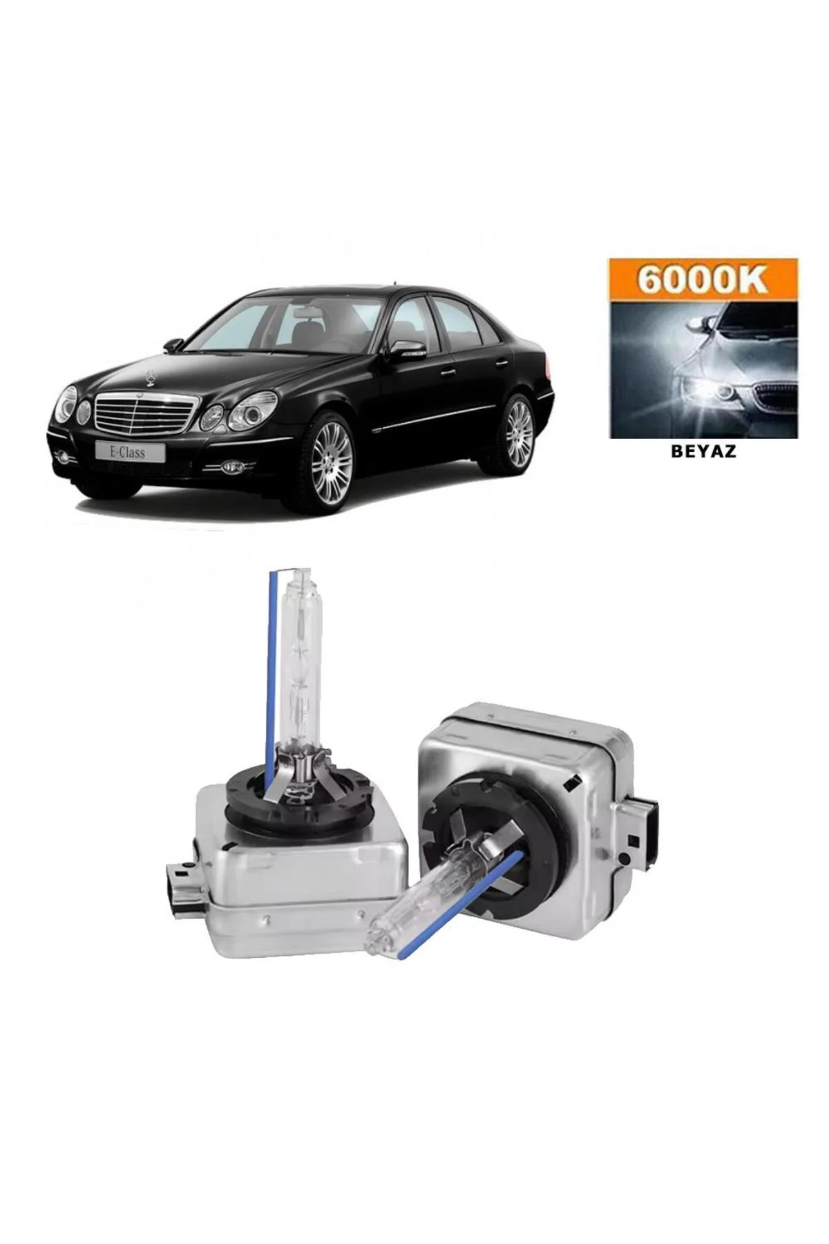 Mercedes E Serisi W211 2001-2009 Xenon D1S / D1R 6000K Beyaz HID 