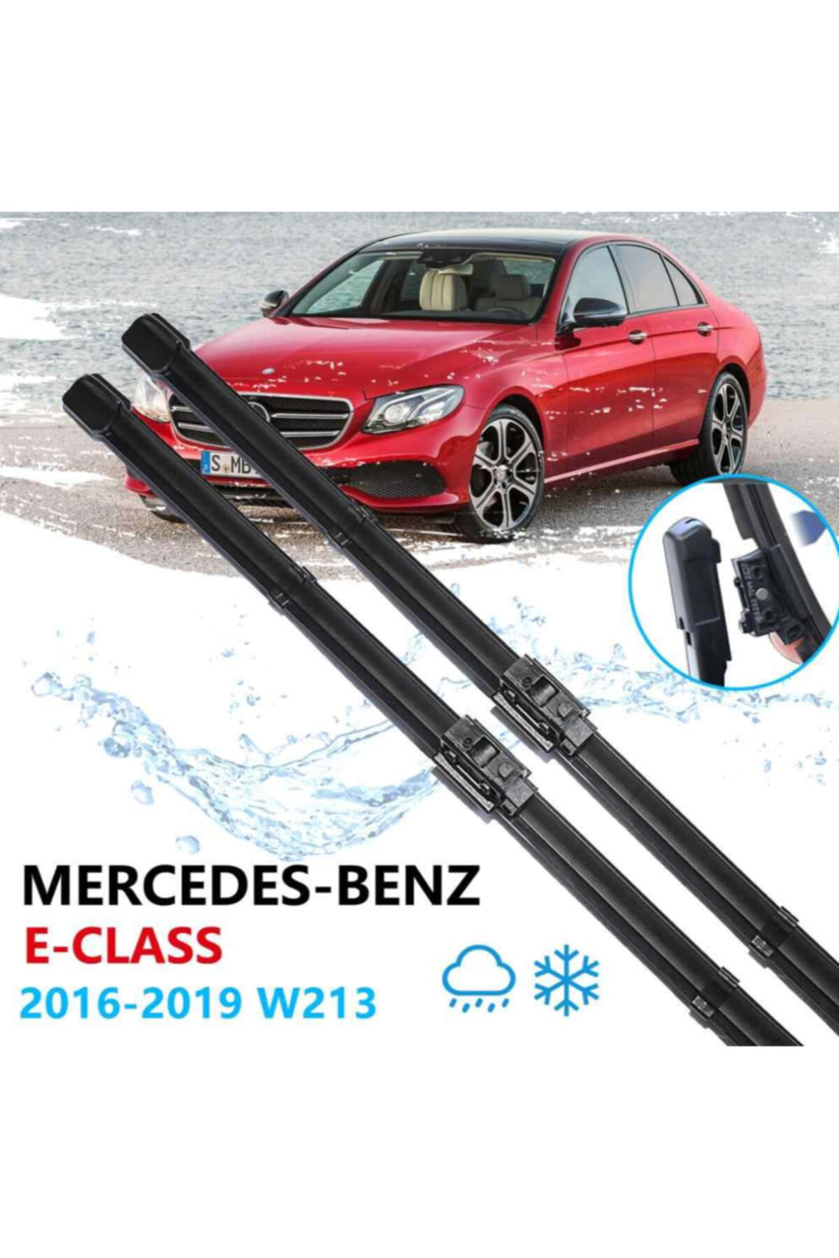 Delco Mercedes E Serisi W213 Ön Cam Silecek Süpürgesi Seti 2016--2019