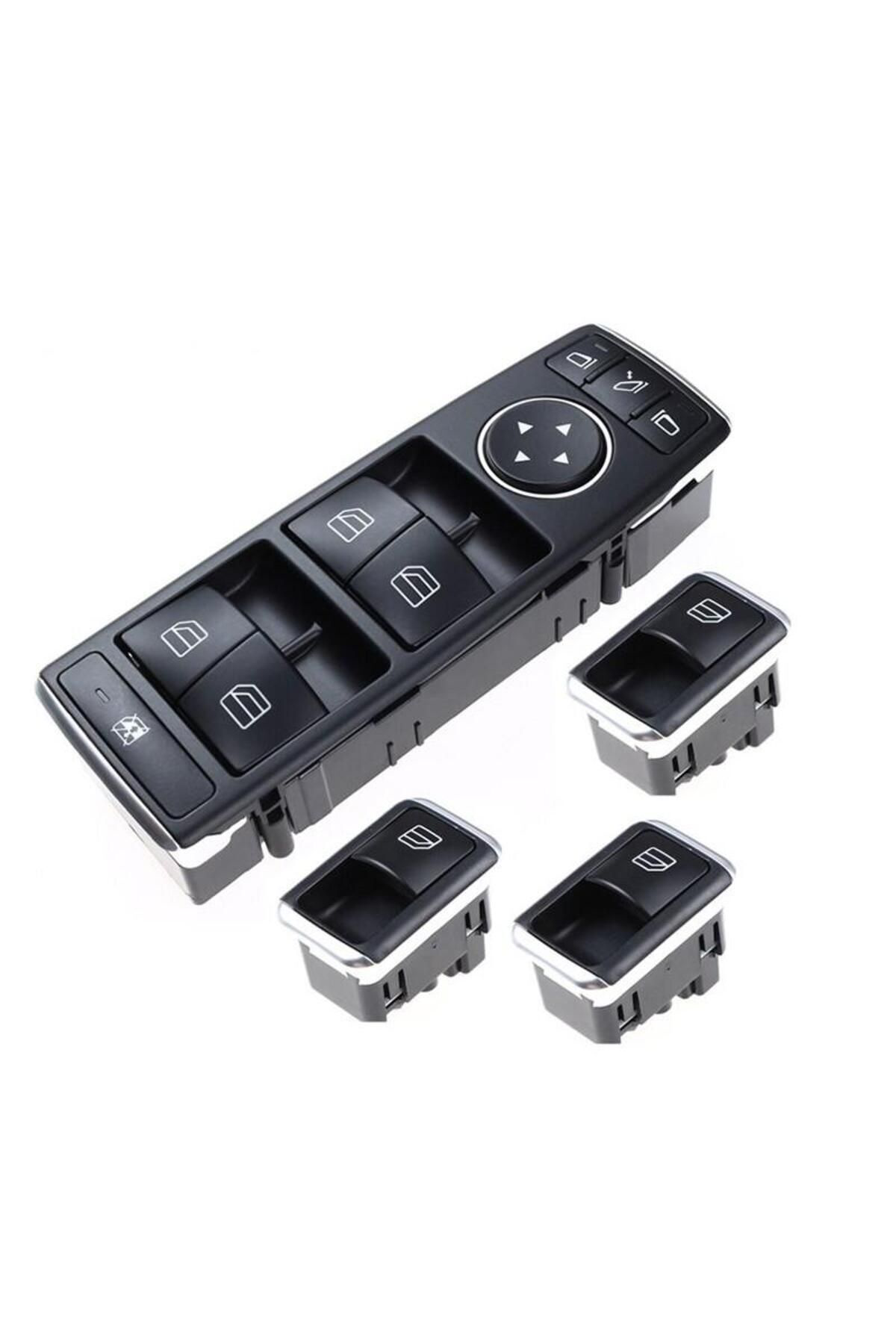 MERCEDES E SERİSİ W212 SOL DÖRTLÜ VE TEKLİ CAM DÜĞMESİ 2011--2016