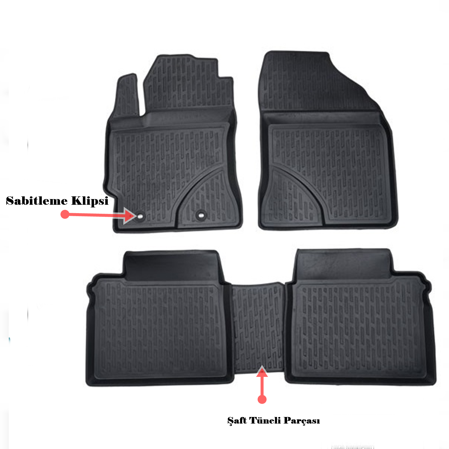 Mercedes Glc Serıes 2015-2022 3D X-Mat Havuzlu Paspas