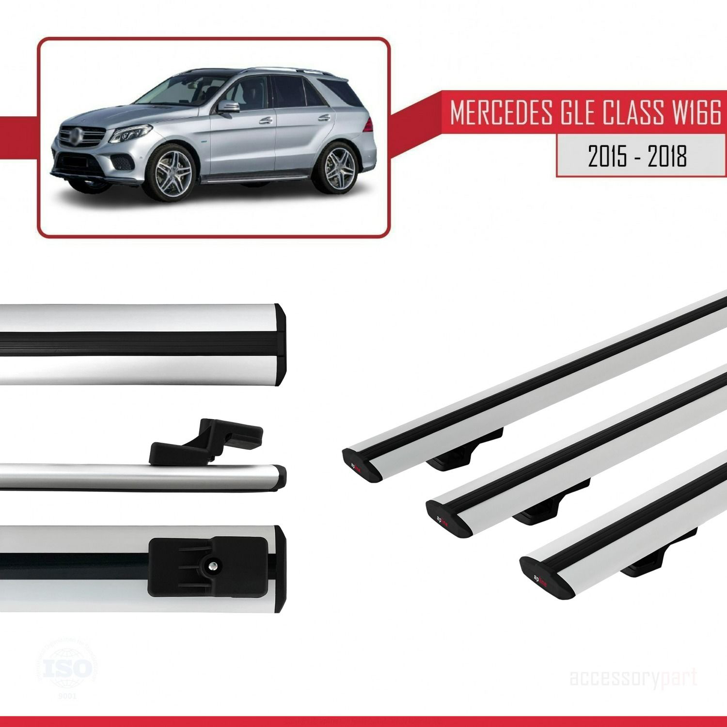 Mercedes GLE Class (W166) 2015-2018 Arası ile uyumlu Basic Model 