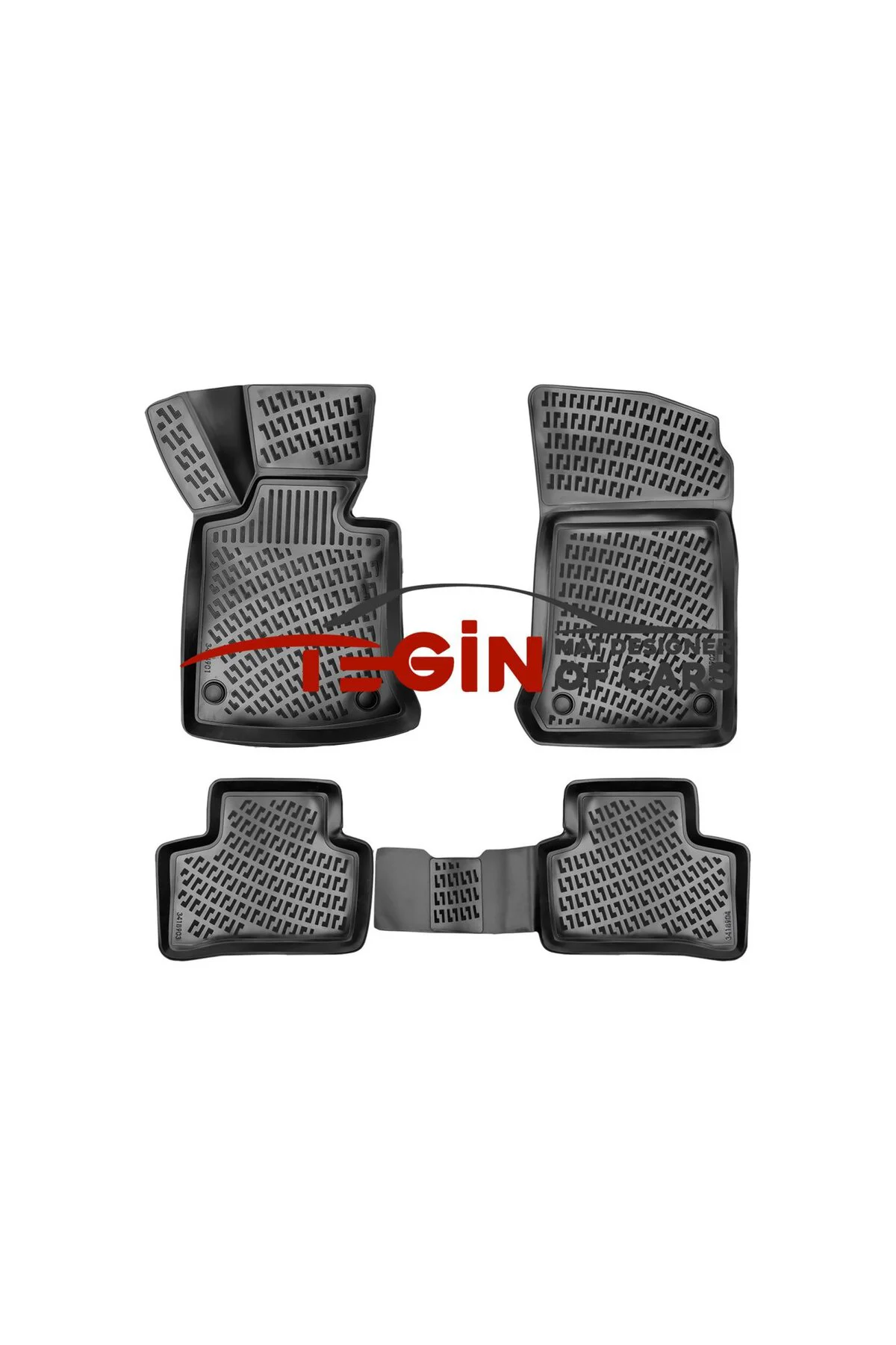 Mercedes Glk 2008-2015 1.4/1.6 Turbo Siyah 3D Havuzlu Paspas