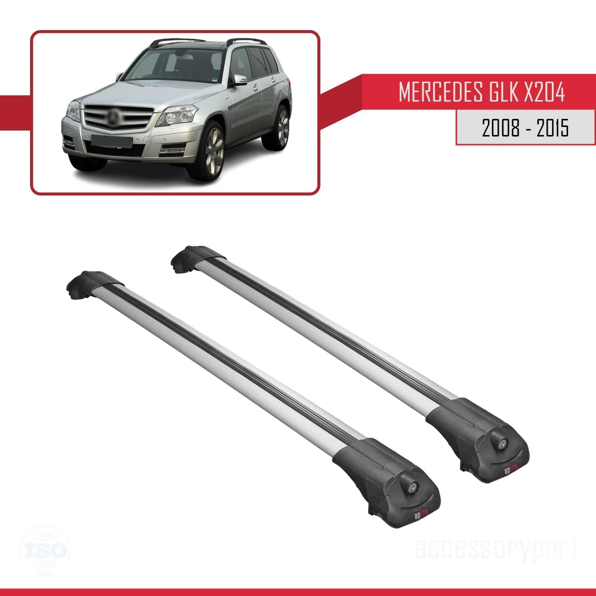 Mercedes GLK Class (X204) 2008-2015 Arası ile uyumlu ACE-1 Ara At