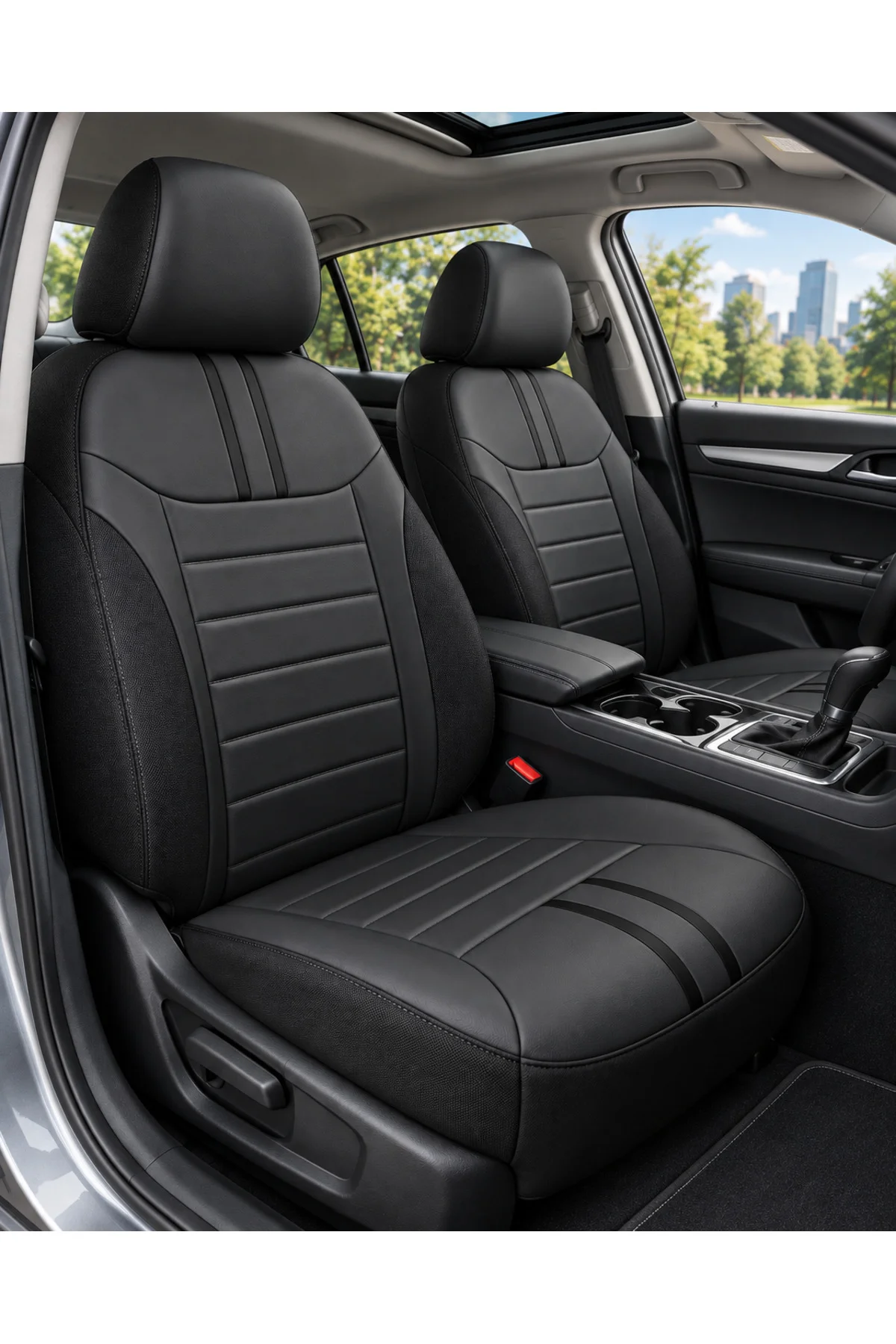 Mercedes S320 1994 ve Sonrası Uyumlu Colorline Sport Deri Siyah Koltuk Kılıfı Mercedes S320 1994 ve Sonrası Uyumlu Colorline Sport Deri Siyah Koltuk Kılıfı