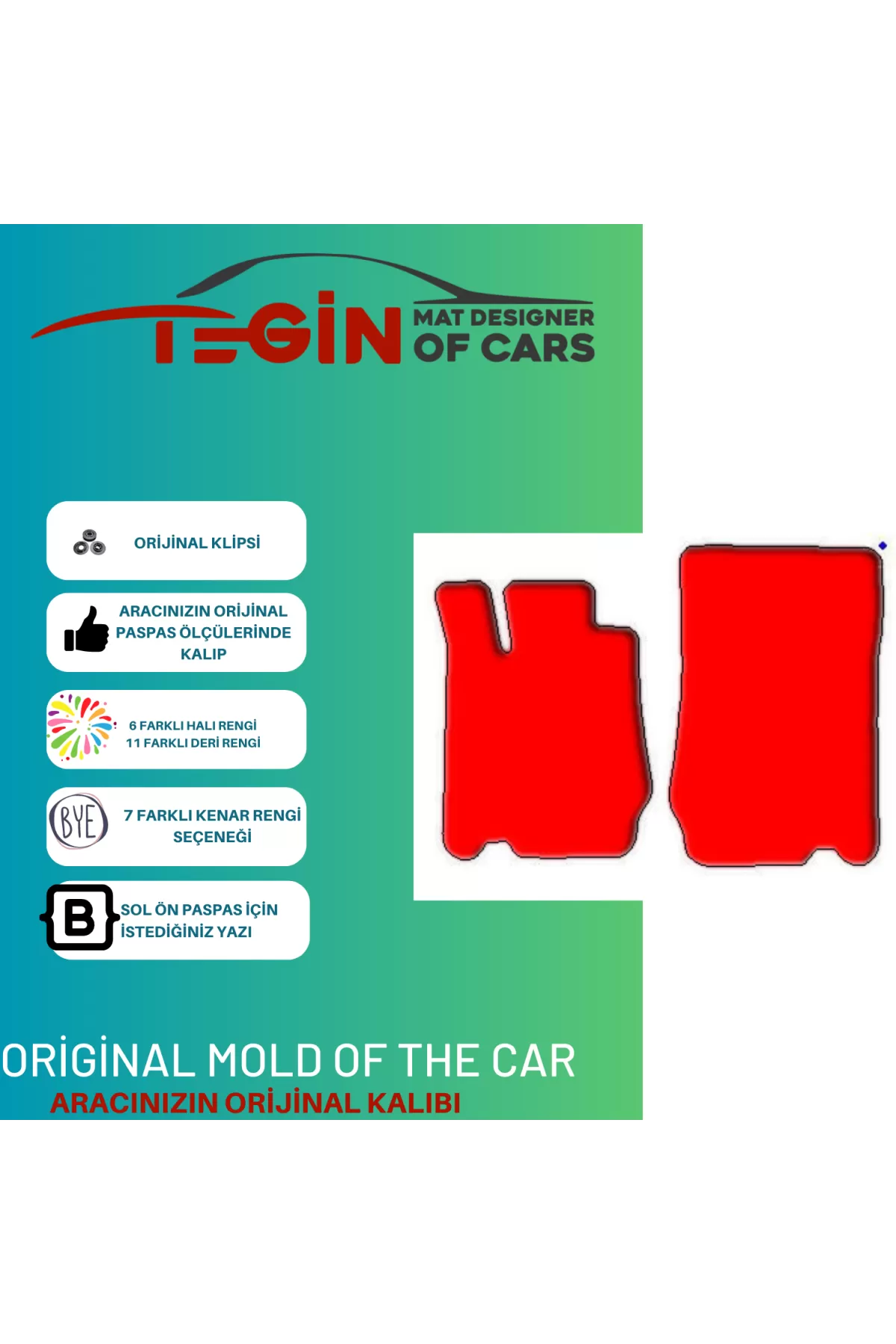 Mercedes Sl Serisi R230 2002-2012 Prime Bej Halı Beyaz Kenar Halı