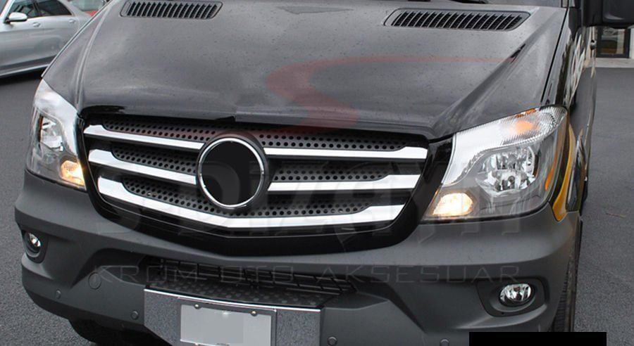 Mercedes Sprinter Uyumlu W906 Krom Ön Panjur 5 Parça 2013 Üzeri Mercedes Sprinter Uyumlu W906 Krom Ön Panjur 5 Parça 2013 Üzeri