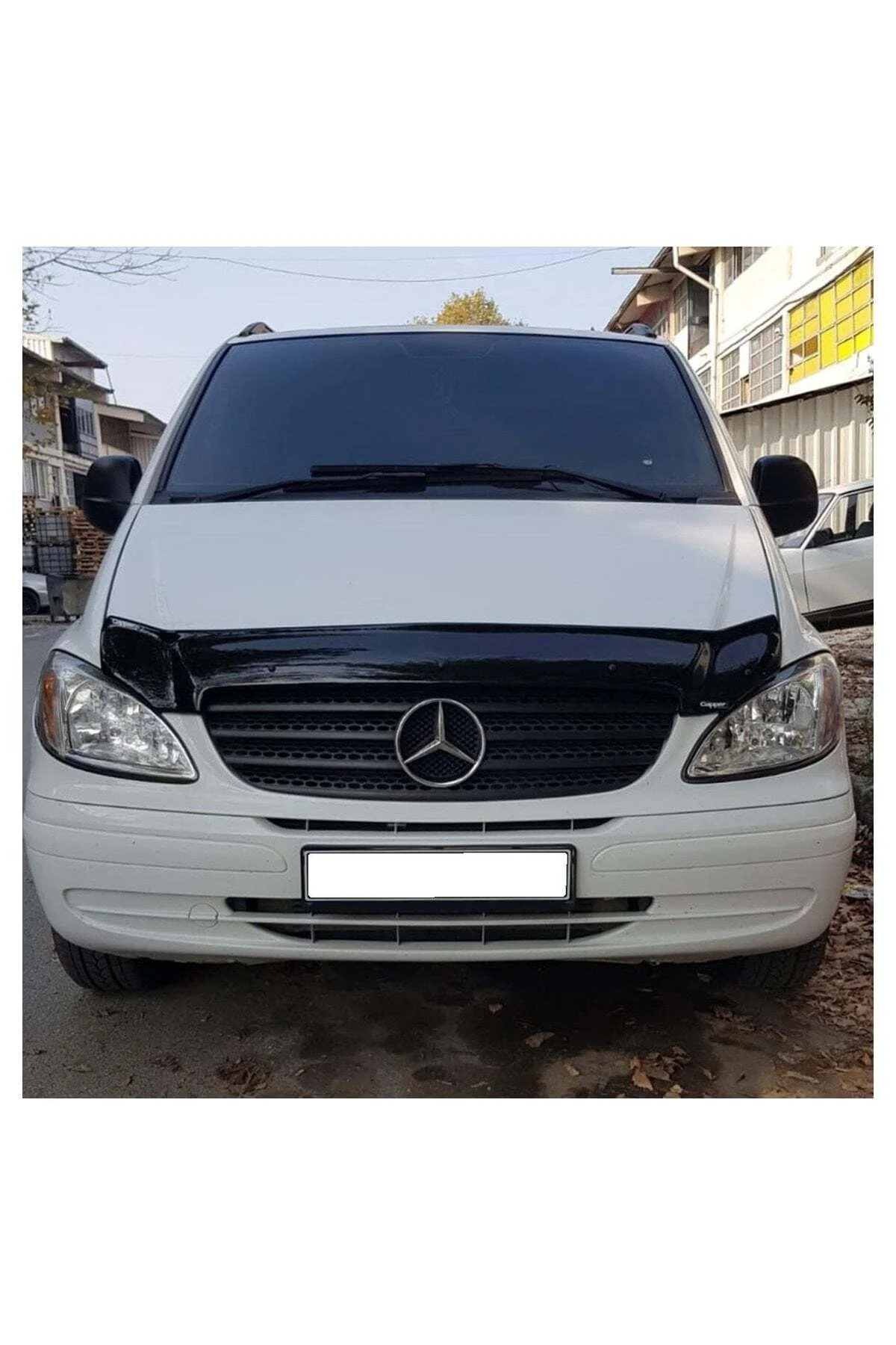 Mercedes Viano 2004 Uyumlu Kaput Rüzgarlığı Ön Kaput Koruma ABS Parlak Siyah Mercedes Viano 2004 Uyumlu Kaput Rüzgarlığı Ön Kaput Koruma ABS Parlak Siyah