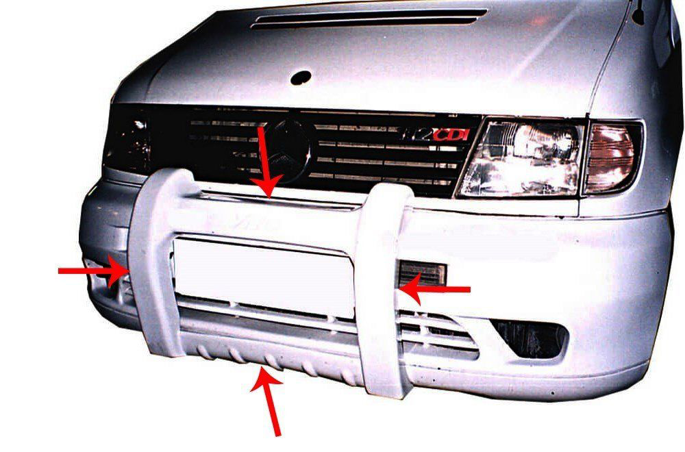 Mercedes Vito Uyumlu W638 Ön Koruma Fiber 1996-2003