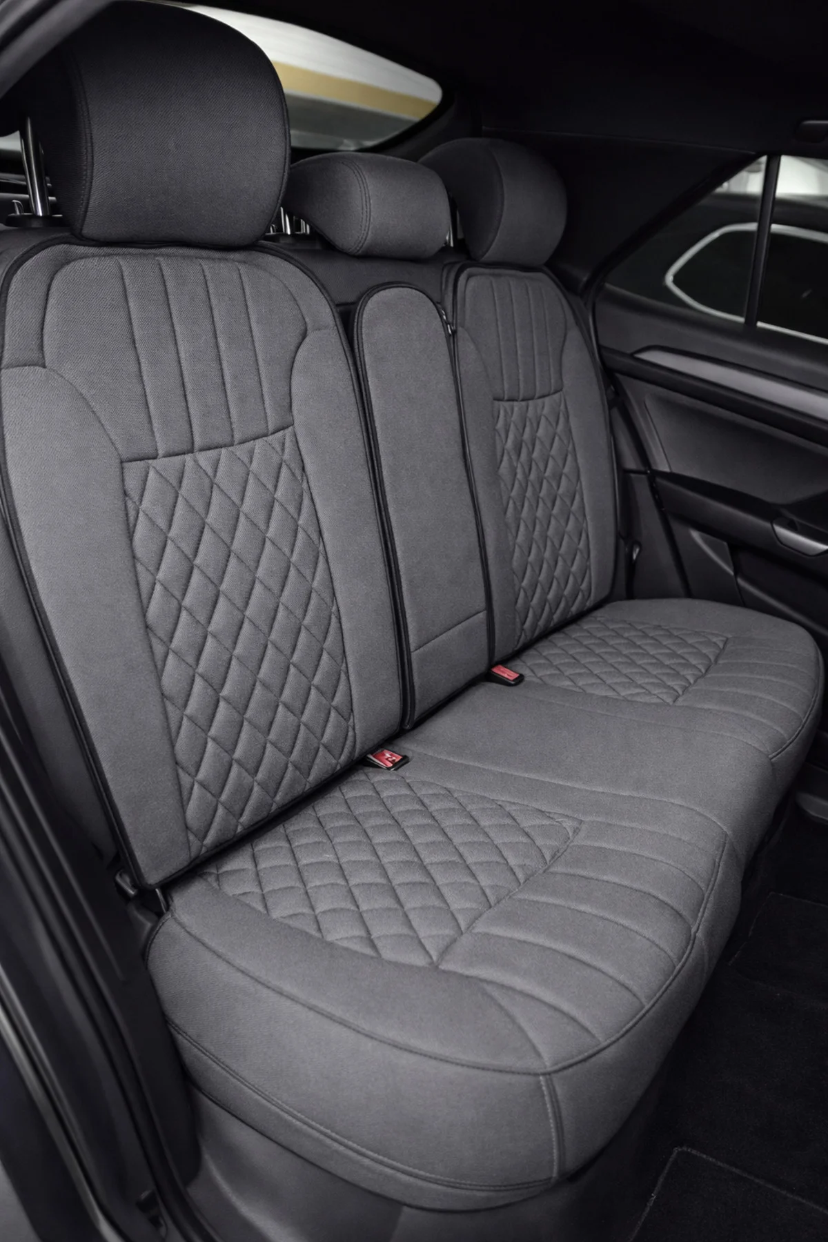 Mercedes W-210 1995-2002 Uyumlu Zerafet 5 Parça Ortopedik Oto Koltuk Minderi Terletmez Siyah - Gri Fiyatı, Yorumları ve Özellikleri