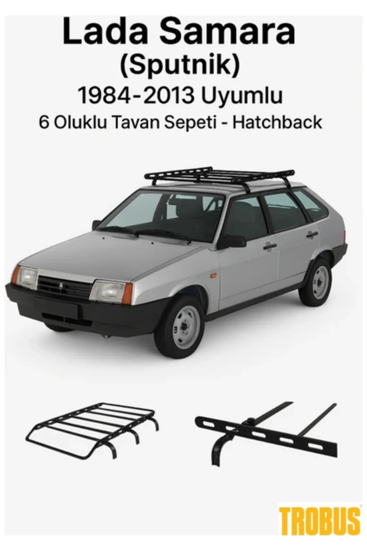 Mercedes W115 1968-1976 Uyumlu 6 Oluklu Tavan Sepeti - Sedan Kasa