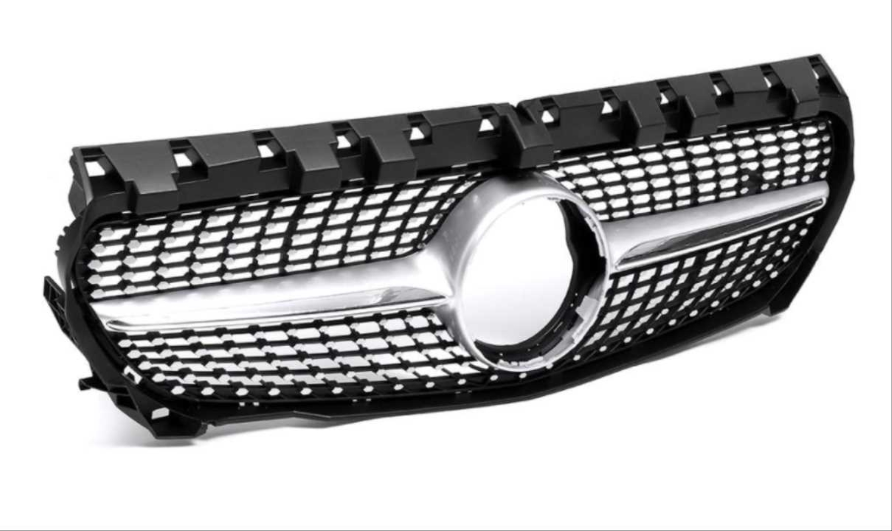 Mercedes W117 Uyumlu 2013-2015 Cla Diamond Panjur - Gri