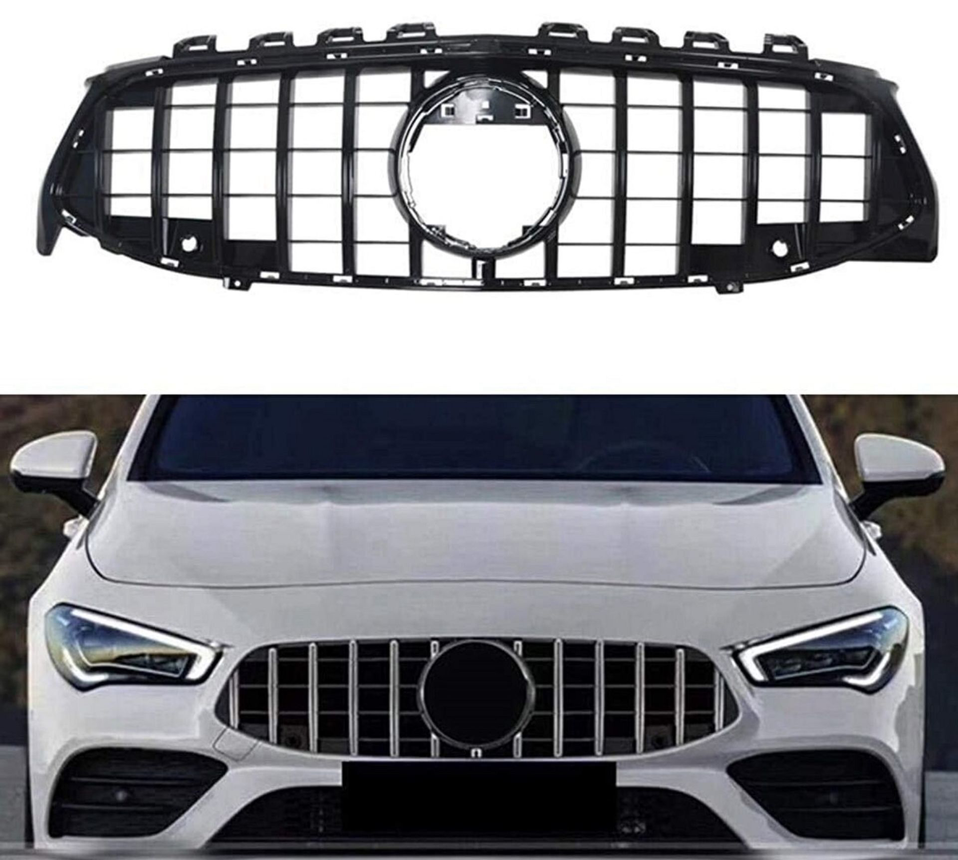 Mercedes W118 Uyumlu Cla Gtr Ön Panjur Izgara Seti Amg 2020 Mercedes W118 Uyumlu Cla Gtr Ön Panjur Izgara Seti Amg 2020