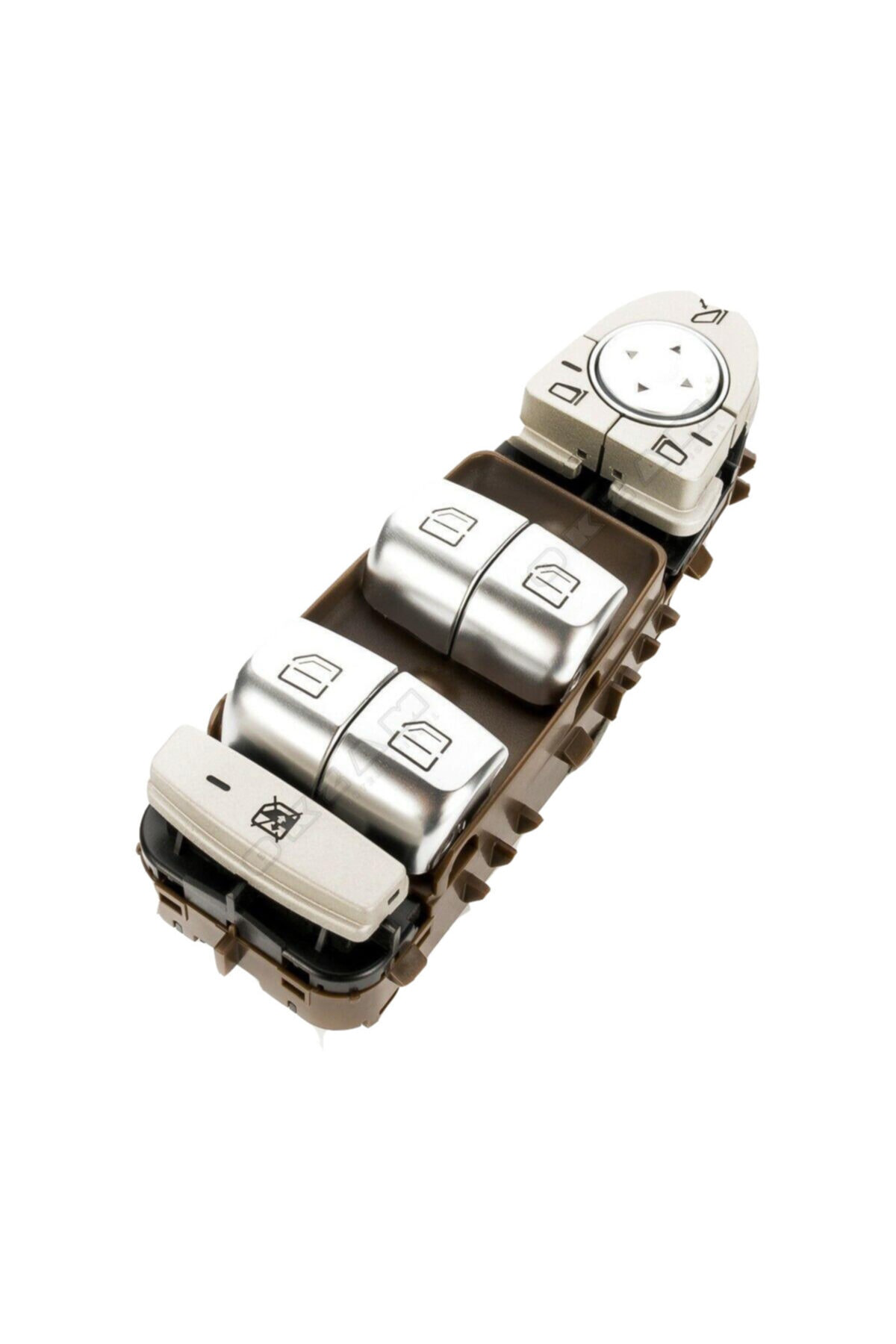 Mcar Mercedes W205 C Serisi Cam Düğmesi Sol Dörtlü Kirmizi İşikli Kahv