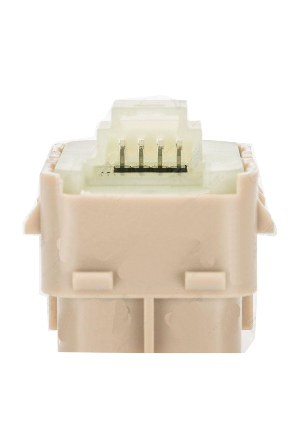 Mcar Mercedes W205 C Serisi Cam Düğmesi Tekli Kirmizi İşikli Bej Taban