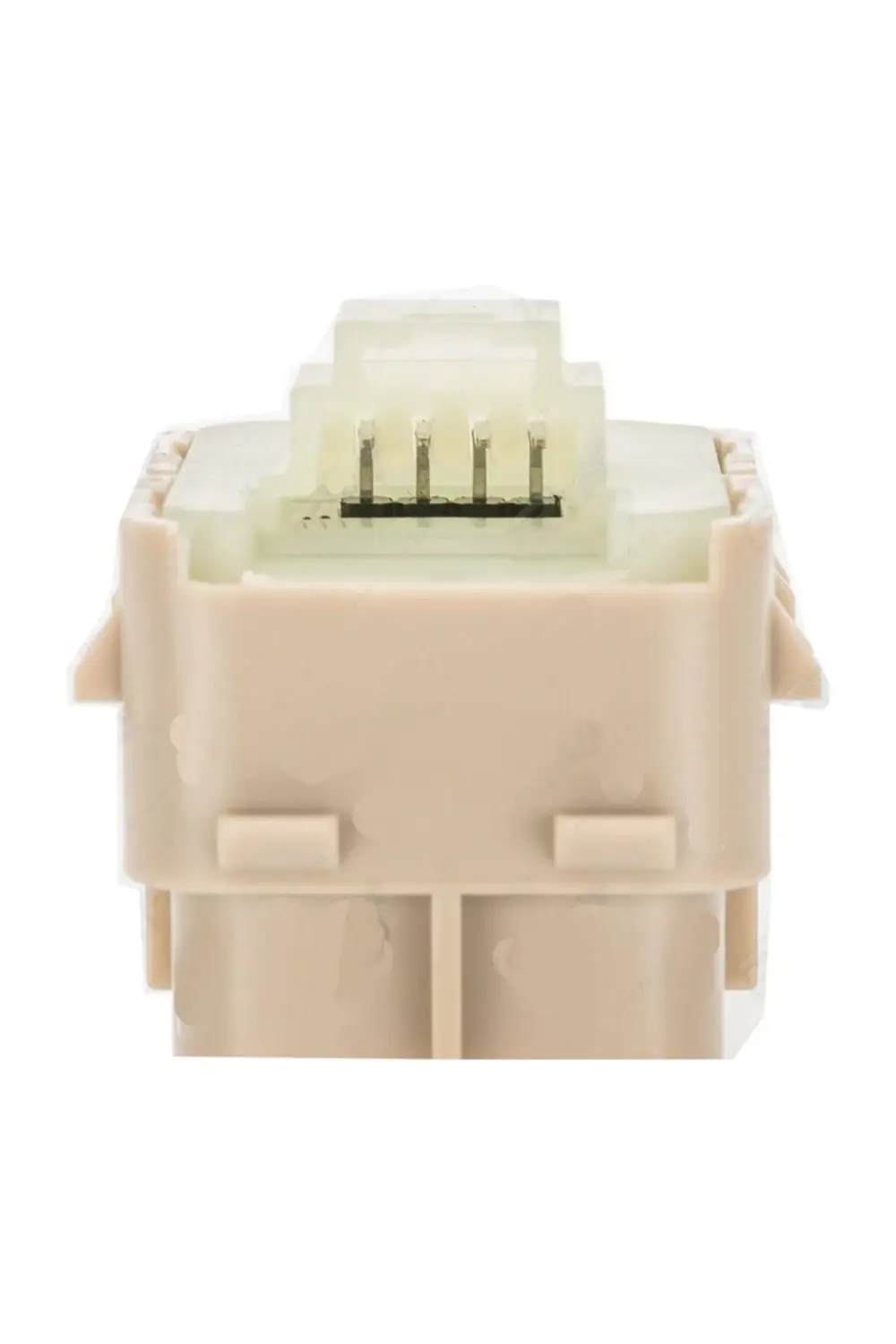 Mercedes W205 C Serisi Cam Düğmesi Tekli Kırmızı Işıklı Bej Taban