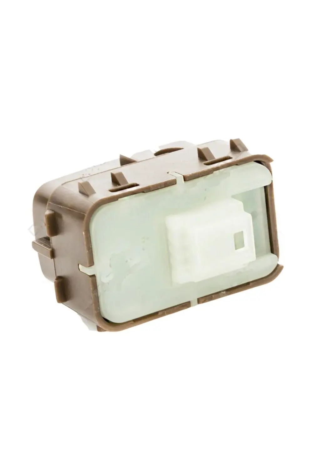 Mercedes W205 C Serisi Cam Düğmesi Tekli Kırmızı Işıklı Siyah Tab