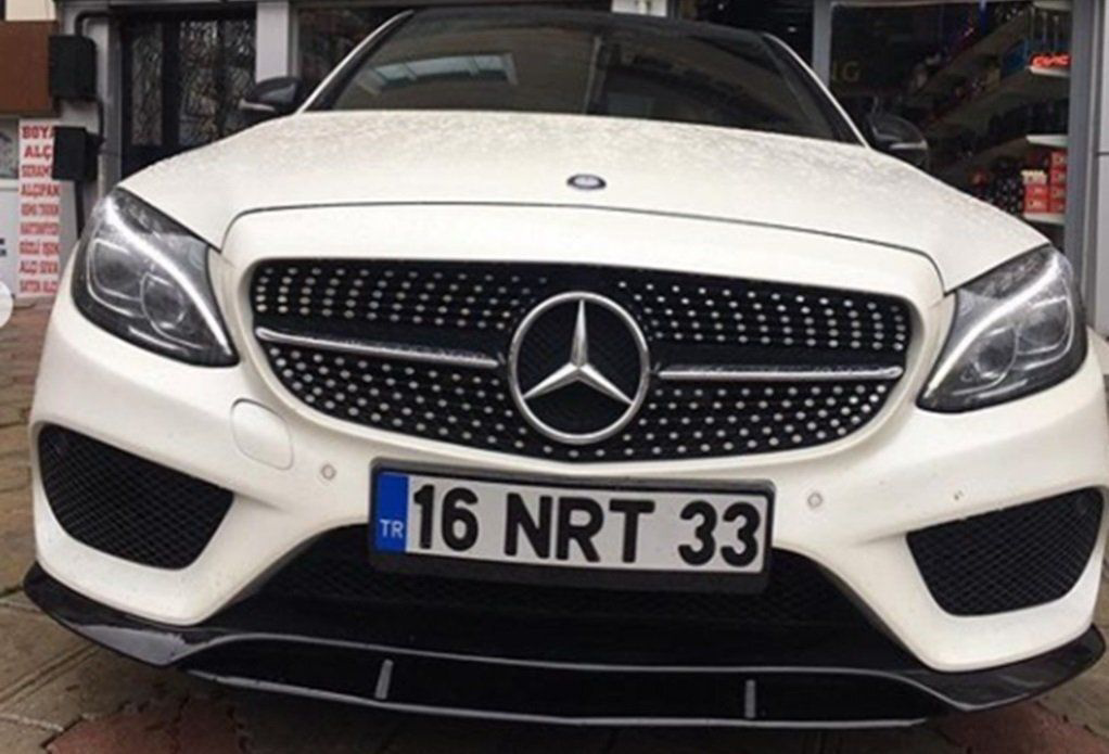 Mercedes W205 Uyumlu C180 2 Parça Ön Ek