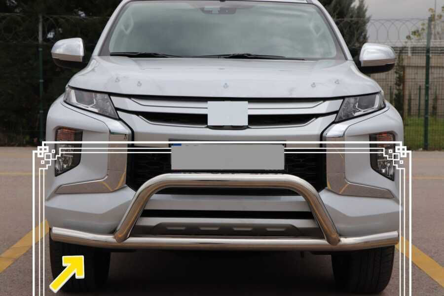 Mercedes X-Class Uyumlu Off Road Ön Koruma Krom FaceOff Chrome 20