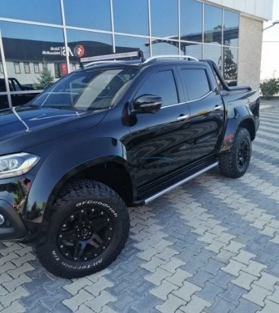 Mercedes X-Class Uyumlu Jumbo Çamurluk Kaplama 7.5Cm Dodik Seti P