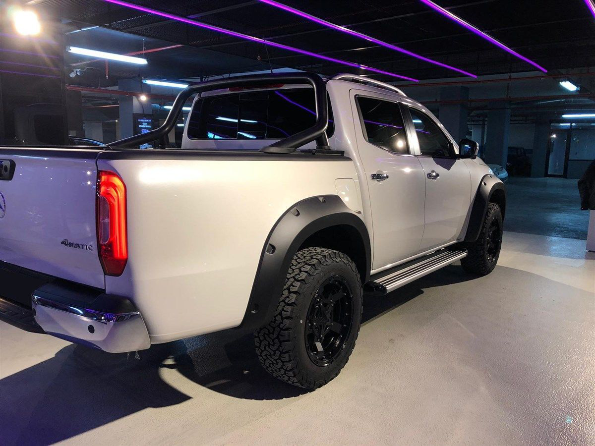 Drs Tuning Mercedes X-Class Uyumlu Çamurluk Kaplama 4.5Cm Dodik Seti 2012 / 