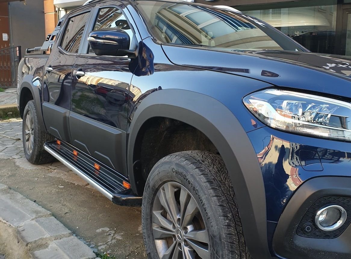 Mercedes X-Class Uyumlu Çamurluk Kaplama 4Mm 2012 / 2019 Dodik Se