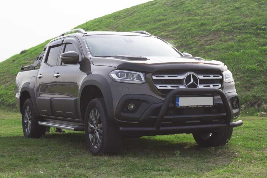 Mercedes X-Class Uyumlu Off Road Ön Tampon Koruma Demiri Siyah Fa