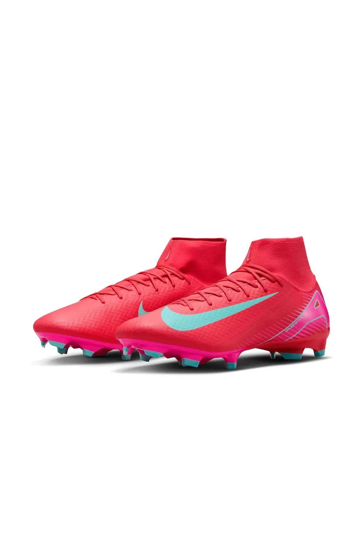 Mercurial Zoom Superfly 10 Acad Fg/Mg Erkek Kırmızı Futbol Krampon FQ1456-800 (Dar Kalıp 1 Beden - Görsel 6